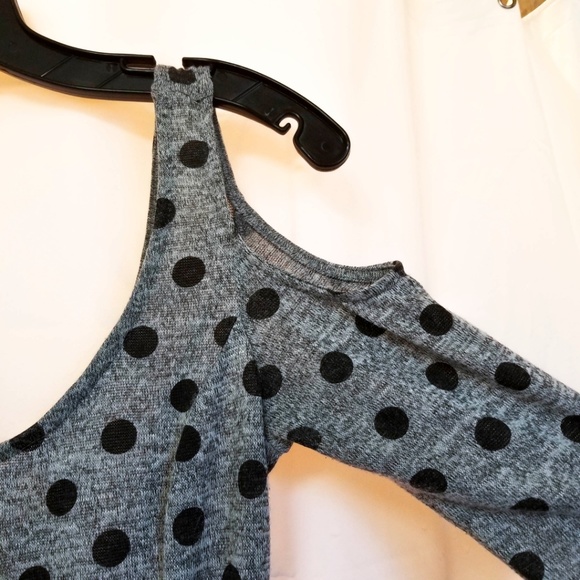 Urban Outfitters Gray & Black Polka Dot Dress! - Picture 5 of 7